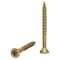 Senco Wood Screw, #8, 1-3/4 in, Zinc Yellow Stainless Steel 1000 PK 08F175YTK - alternate 1